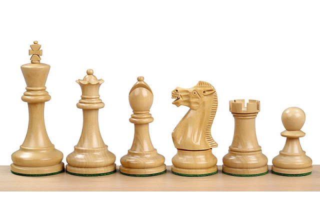 Piezas de ajedrez Executive Acacia/Boj 3,5''